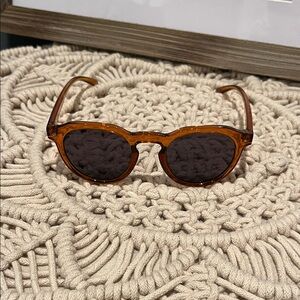 Source Unknown Honey Brown Sunglasses